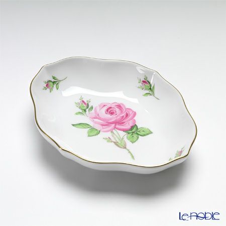 マイセン（Meissen） ピンクのバラ 020110／53605 スモールディッシュ 12cm