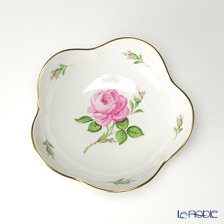 マイセン（Meissen） ピンクのバラ 020110／53631 ボウル 14cm
