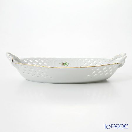 マイセン（Meissen） ピンクのバラ 020110／54909 バスケット 25×18cm