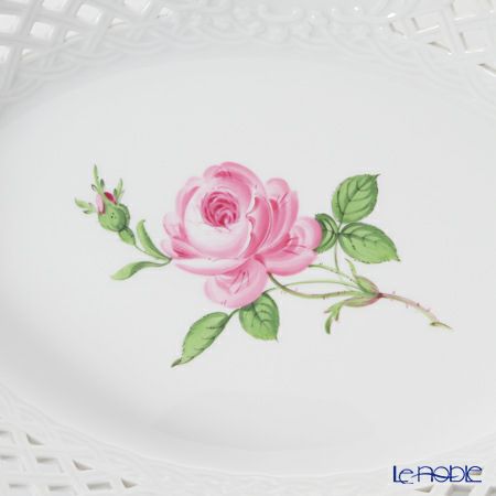 マイセン（Meissen） ピンクのバラ 020110／54909 バスケット 25×18cm