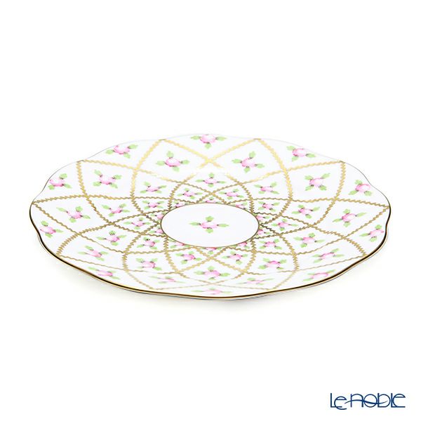 ヘレンド セーブル風の薔薇 SPROG 20517-0-00 プレート 19cm