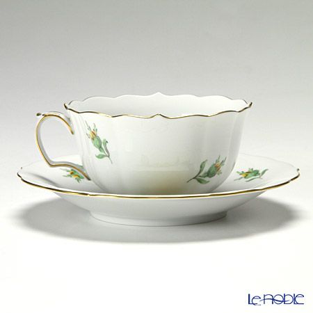 マイセン（Meissen） 黄色のバラ 020610／00633 ティーカップ＆ソーサー 150ml