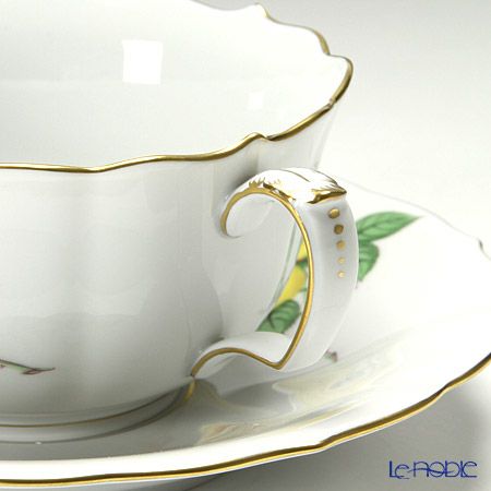 マイセン（Meissen） 黄色のバラ 020610／00633 ティーカップ＆ソーサー 150ml