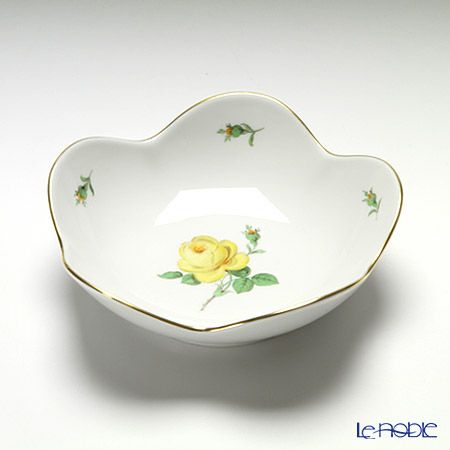 マイセン（Meissen） 黄色のバラ 020610／53631 ボウル 14cm