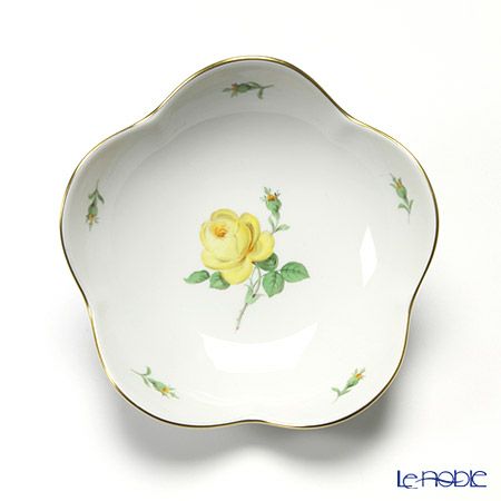 マイセン（Meissen） 黄色のバラ 020610／53631 ボウル 14cm