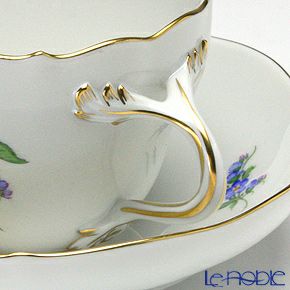 マイセン（Meissen） 黄色のバラ（忘れな草） 020910／00582 コーヒーカップ＆ソーサー 200ml