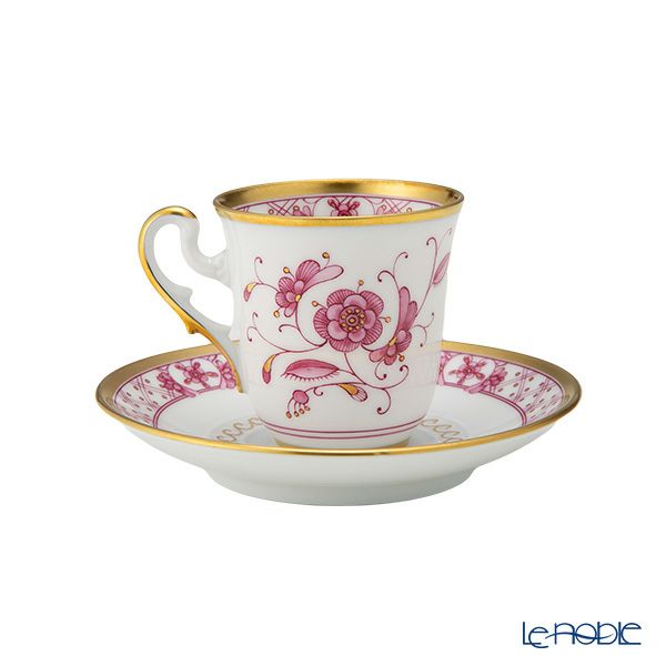 ジノリ1735／リチャード ジノリ（GINORI 1735／Richard Ginori） フロス ローザ デミタスカップ＆ソーサー ペア 80ml