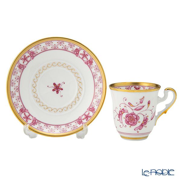 ジノリ1735／リチャード ジノリ（GINORI 1735／Richard Ginori） フロス ローザ デミタスカップ＆ソーサー ペア 80ml