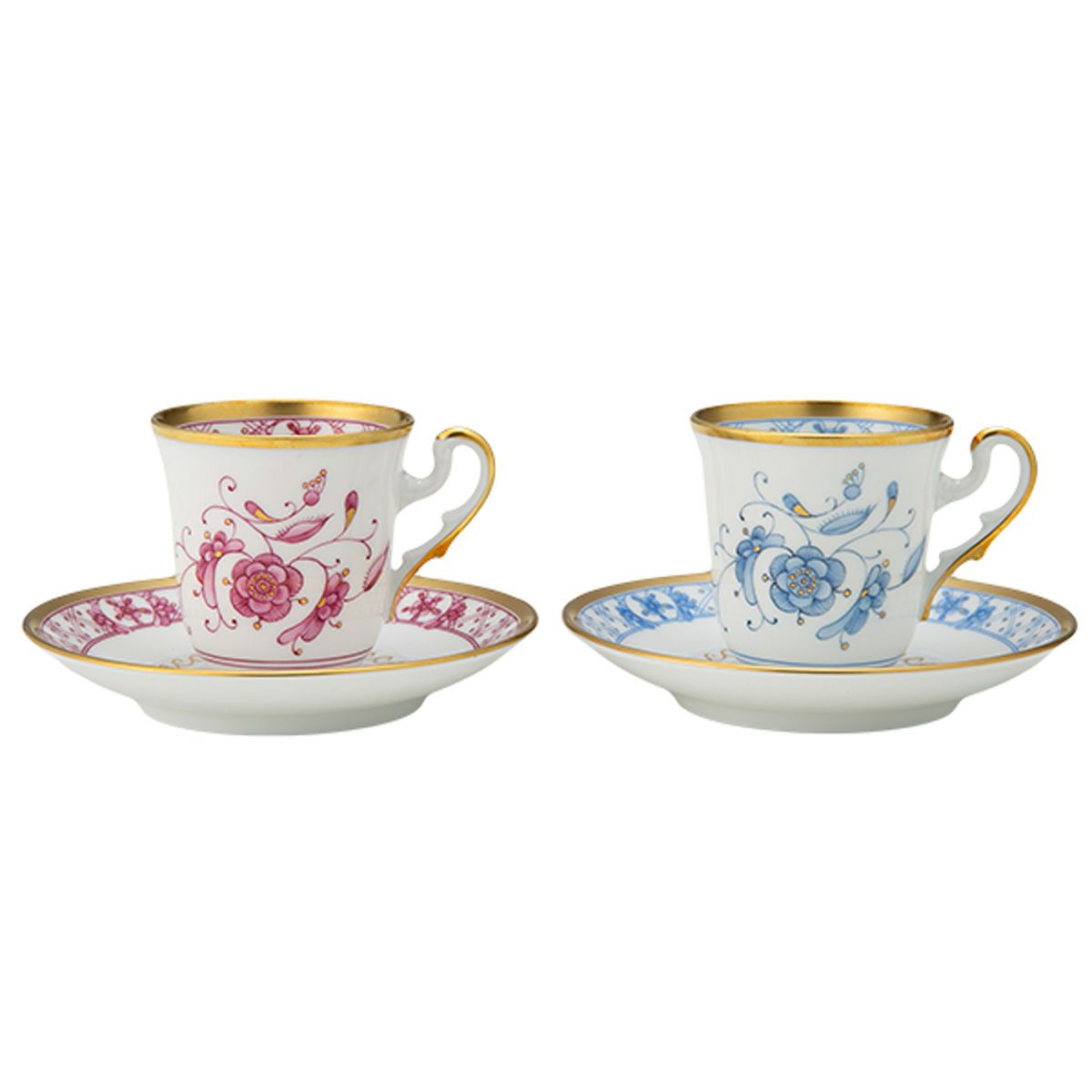 ジノリ1735／リチャード ジノリ（GINORI 1735／Richard Ginori） フロス ローザ デミタスカップ＆ソーサー ペア 80ml