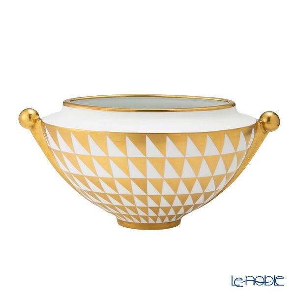 ジノリ1735／リチャード ジノリ（GINORI 1735／Richard Ginori）ムーゼゴールド ベース 35×18cm