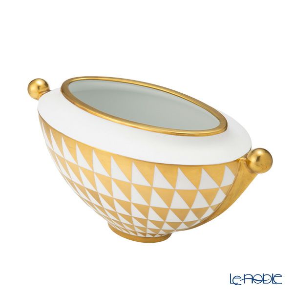 ジノリ1735／リチャード ジノリ（GINORI 1735／Richard Ginori）ムーゼゴールド ベース 35×18cm