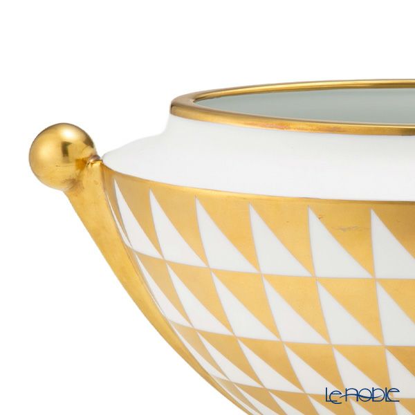 ジノリ1735／リチャード ジノリ（GINORI 1735／Richard Ginori）ムーゼゴールド ベース 35×18cm