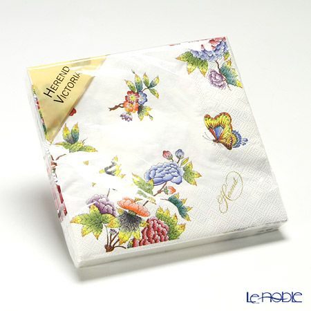 ヘレンド ヴィクトリア・ブーケ ペーパーナプキン 20枚セット