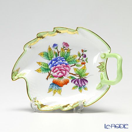 ヘレンド ヴィクトリア・ブーケ 00205-0-00 リーフディッシュ 15cm