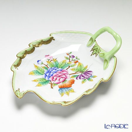 ヘレンド ヴィクトリア・ブーケ 00205-0-00 リーフディッシュ 15cm