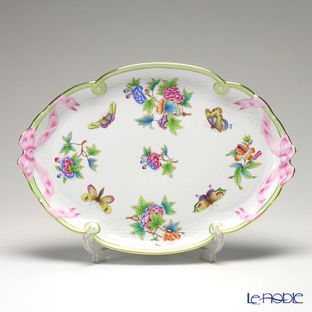 ヘレンド ヴィクトリア・ブーケ 00400-0-00 パーティートレイ 38cm