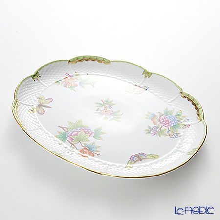 ヘレンド ヴィクトリア・ブーケ 00417-0-00 トレイ 31.5cm