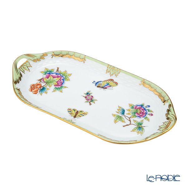 ヘレンド ヴィクトリア・ブーケ 00437-0-00 サービストレー 23cm