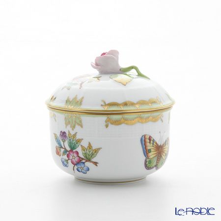 ヘレンド ヴィクトリア・ブーケ 00463-0-09 ボンボン入れ（ローズ） 150ml