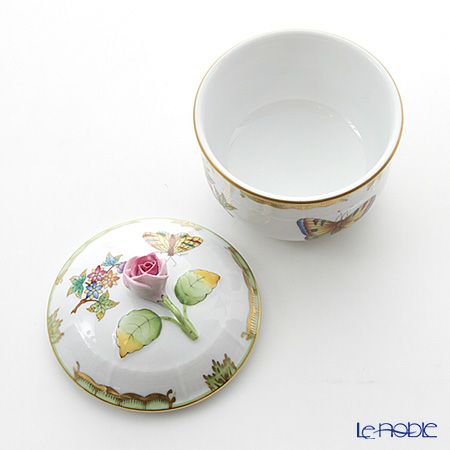 ヘレンド ヴィクトリア・ブーケ 00463-0-09 ボンボン入れ（ローズ） 150ml