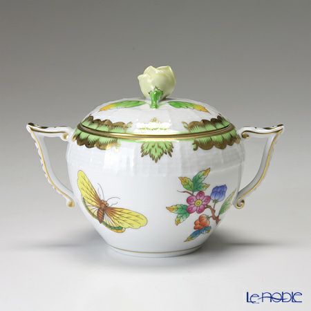 ヘレンド ヴィクトリア・ブーケ 00472-0-09 シュガーポット ローズ 200ml