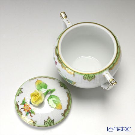 ヘレンド ヴィクトリア・ブーケ 00472-0-09 シュガーポット ローズ 200ml