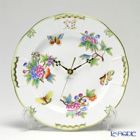 ヘレンド ヴィクトリア・ブーケ 00507-0-47 ウォールクロック 23cm