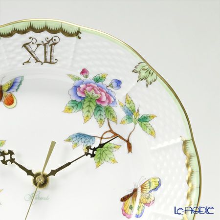 ヘレンド ヴィクトリア・ブーケ 00507-0-47 ウォールクロック 23cm