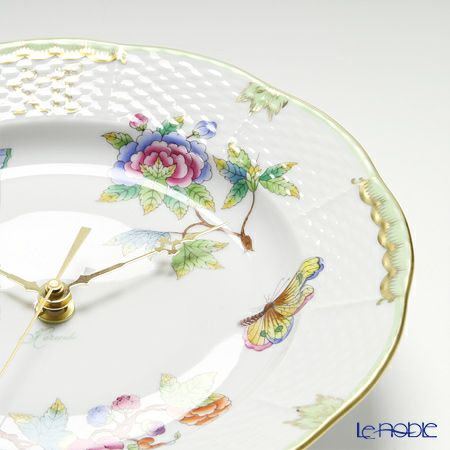 ヘレンド ヴィクトリア・ブーケ 00507-0-47 ウォールクロック 23cm