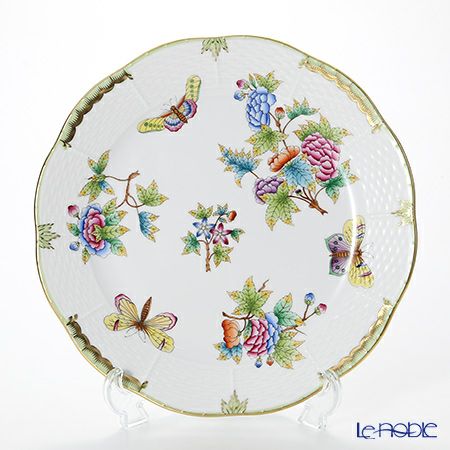 ヘレンド ヴィクトリア・ブーケ 00524-0-00／524 プレート 25cm