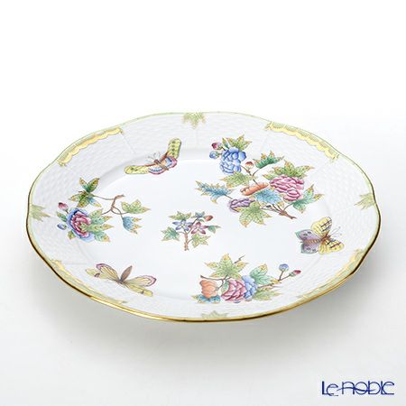 ヘレンド ヴィクトリア・ブーケ 00524-0-00／524 プレート 25cm