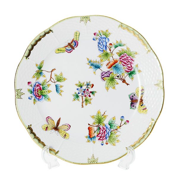 ヘレンド ヴィクトリア・ブーケ 00524-0-00／524 プレート 25cm