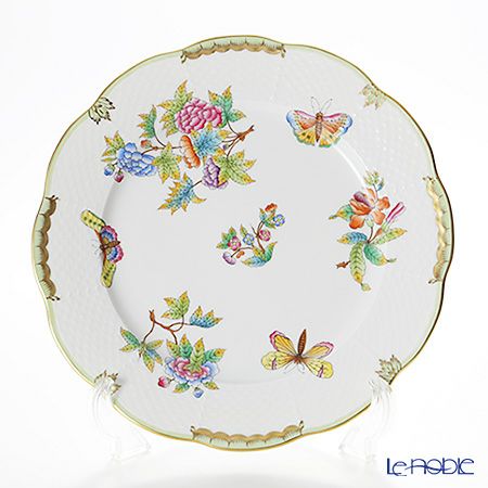 ヘレンド ヴィクトリア・ブーケ 00527-0-00 プレート 28.5cm