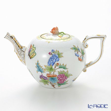 ヘレンド ヴィクトリア・ブーケ 00604-0-09 ティーポット（ローズ） 1200ml