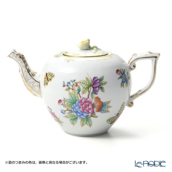 ヘレンド ヴィクトリア・ブーケ 00606-0-09／604 ティーポット ローズ 800ml