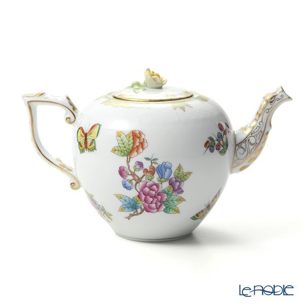 ヘレンド ヴィクトリア・ブーケ 00606-0-09／604 ティーポット ローズ 800ml