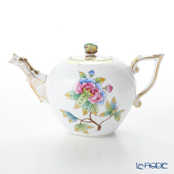 ヘレンド ヴィクトリア・ブーケ 00608-0-17 ティーポット チョウ 400ml