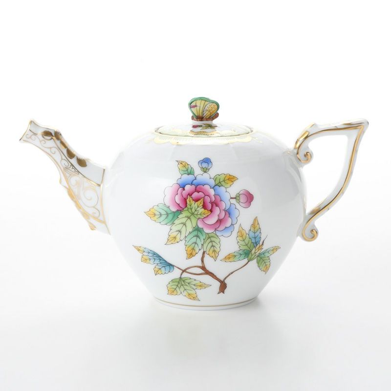 ヘレンド ヴィクトリア・ブーケ 00608-0-17 ティーポット チョウ 400ml
