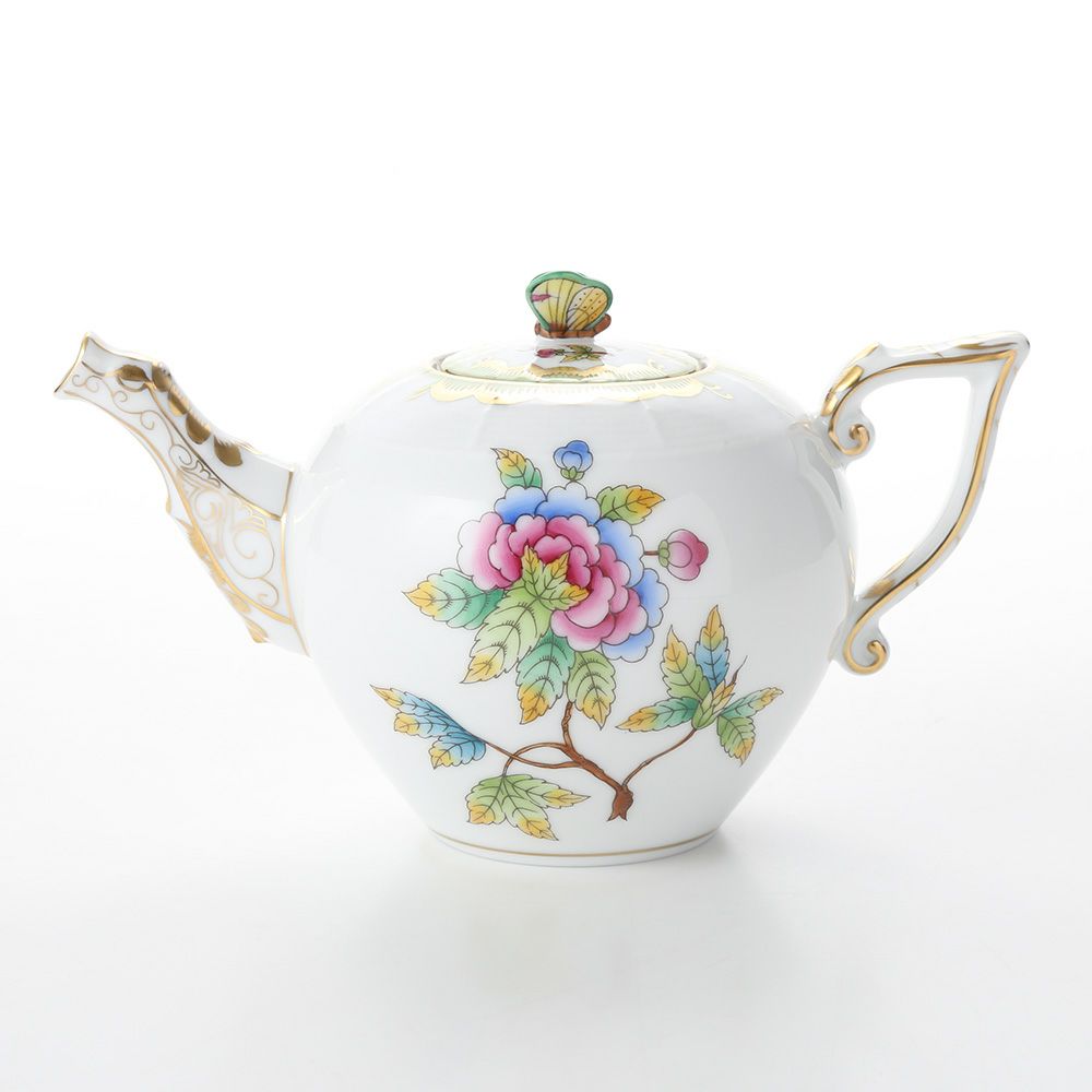 ヘレンド ヴィクトリア・ブーケ 00608-0-17 ティーポット チョウ 400ml