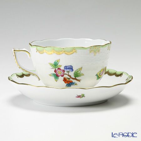 ヘレンド ヴィクトリア・ブーケ 00701-0-00 モーニングカップ＆ソーサー 250ml