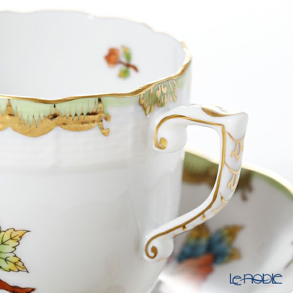 ヘレンド ヴィクトリア・ブーケ 00707-0-00 モカカップ＆ソーサー 150ml