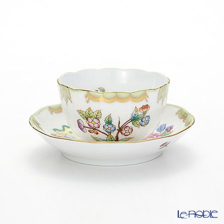 ヘレンド ヴィクトリア・ブーケ 00710-0-91／711 ジャパニーズカップ＆ソーサー 130ml