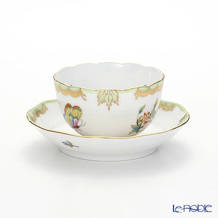 ヘレンド ヴィクトリア・ブーケ 00710-0-91／711 ジャパニーズカップ＆ソーサー 130ml