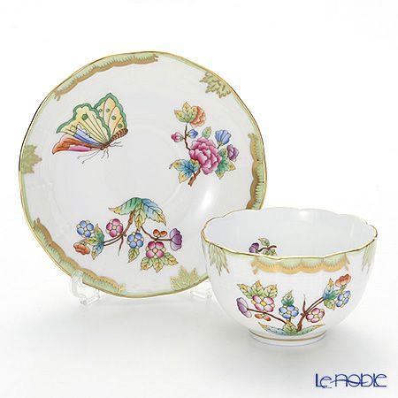 ヘレンド ヴィクトリア・ブーケ 00710-0-91／711 ジャパニーズカップ＆ソーサー 130ml