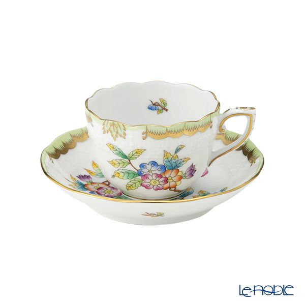 ヘレンド ヴィクトリア・ブーケ 00711-0-00 モカカップ＆ソーサー 100ml