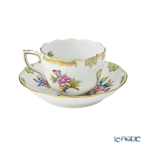 ヘレンド ヴィクトリア・ブーケ 00711-0-00 モカカップ＆ソーサー 100ml