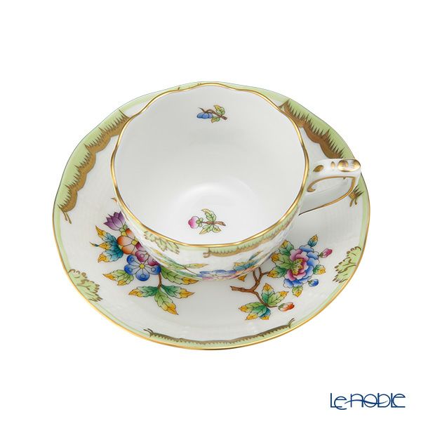 ヘレンド ヴィクトリア・ブーケ 00711-0-00 モカカップ＆ソーサー 100ml