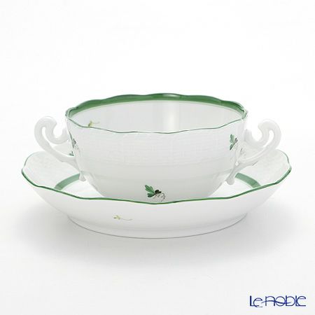 ヘレンド ウィーンのバラ 00718-0-00 スープカップ＆ソーサー 300ml