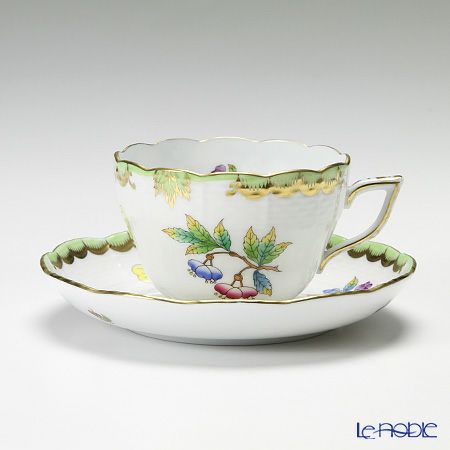 ヘレンド ヴィクトリア・ブーケ 00730-0-00 ティーカップ＆ソーサー（兼用） 200ml