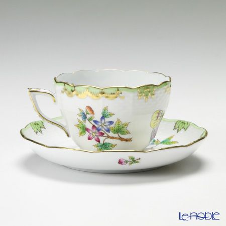 ヘレンド ヴィクトリア・ブーケ 00730-0-00 ティーカップ＆ソーサー（兼用） 200ml